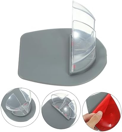 Cabilock Wall Cup Holder for Bathroom Kitchen Grey