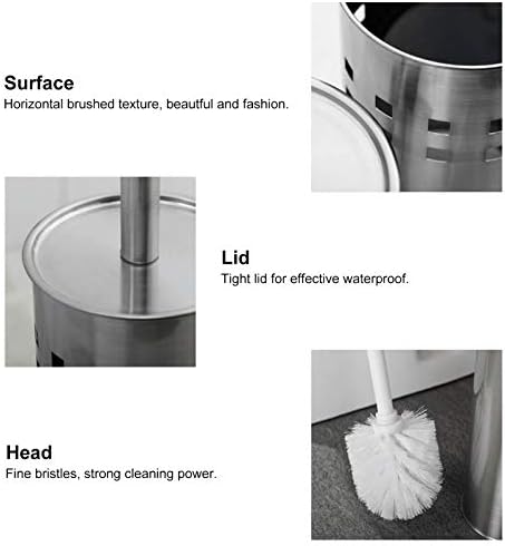 Kuuleyn Toilet Brush and Vented Holder Set