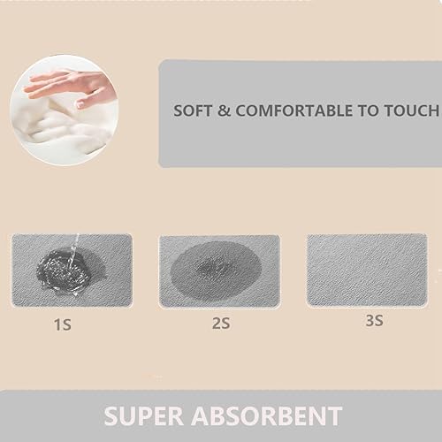 NIOKIT Memory Foam Bath Mat Non Slip Ultra Soft