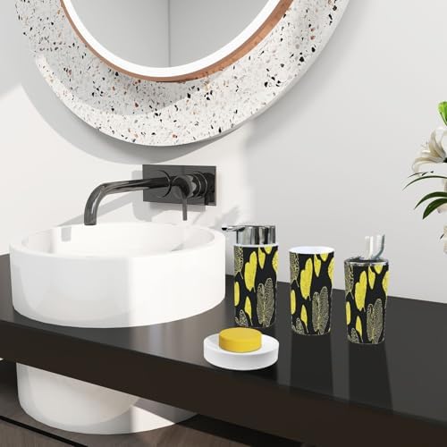 Boho Style 6-Piece Bathroom Accessory Set 1