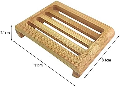 HUKK Bamboo Soap Dish with Water Drainage