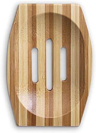 Worldfront Bamboo Soap Dish for Shower Wall