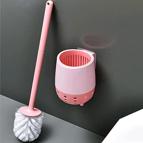 GYDMEG Toilet Brush with Holder Deep Cleaning Wall Mounted Quick Drying 360 Cleaning
