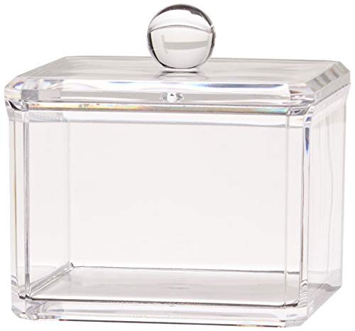 KW Collection Clear Acrylic Swab Holder Organizer