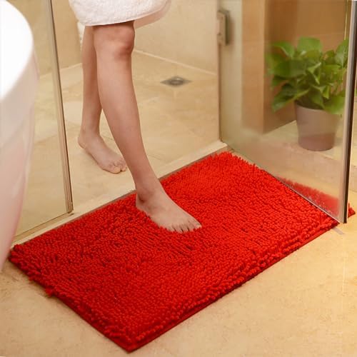 Cute Pink Non-Slip Bath Mat Set of 2