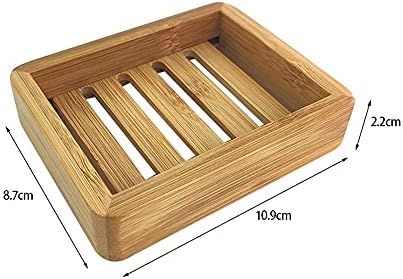 HUKK Bamboo Soap Dish with Water Drainage