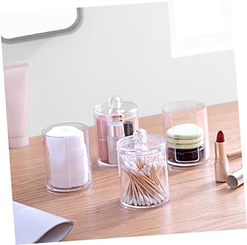 Cotton Pad Holder Container Elegant Bathroom Storage Stand