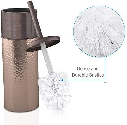 Nu Steel TBH-SS542-17 Round Stainless Steel Toilet Brush Holder