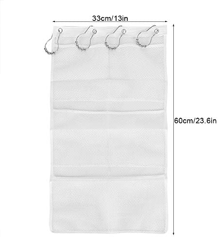 6 Pockets Shower Caddy with Quick Drying Mesh