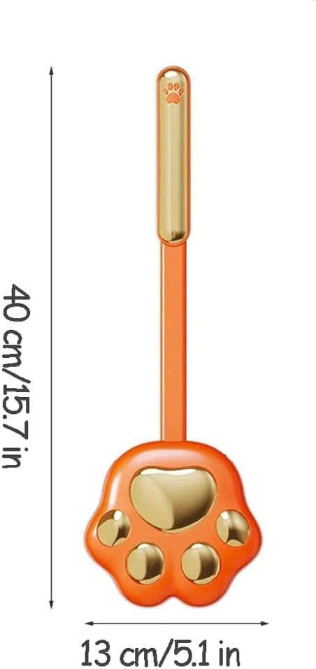 PEKJI Modern Toilet Brush with Silicone Head and Wall Holder