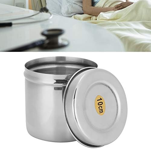 Restokki Stainless Steel Cotton Ball Holder with Lid
