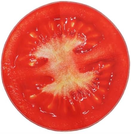 ULTECHNOVO Round Non Slip Fruit Pattern Bath Rug