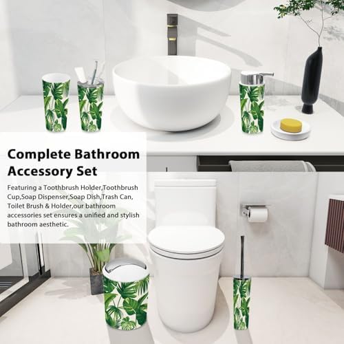 TRANQDEHOM 6 Piece Bathroom Accessory Set 1