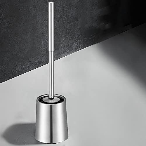Brushed 304 Stainless Steel Toilet Brush Set with Holder