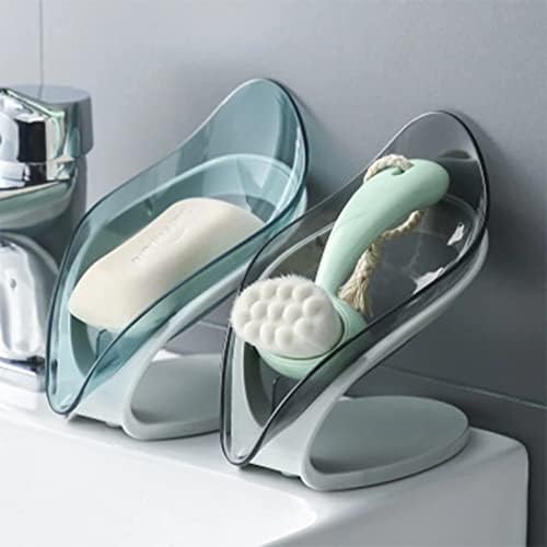 Helenhouse Leaf Shape Non-Slip Soap Holder