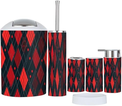 Boho 6-Piece Bathroom Accessory Set