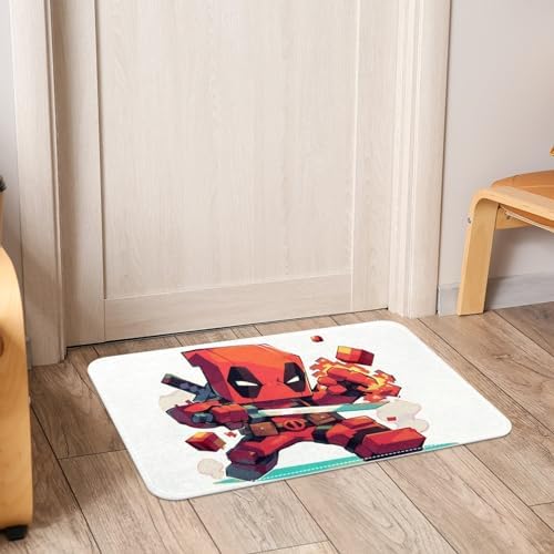 Deadpool Bath Rug - 3 Sizes Machine Washable