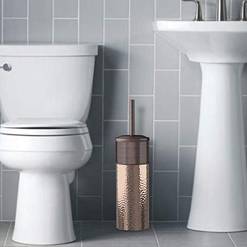 Nu Steel TBH-SS542-17 Round Stainless Steel Toilet Brush Holder