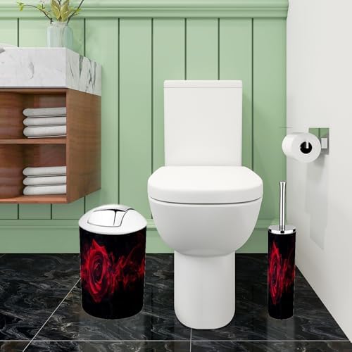 Boho Rose Swirl 6-Piece Bathroom Accessory Set