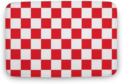 LIJUNMAIYIFU 16x24 Checkered Bath Rug Entrance Mat