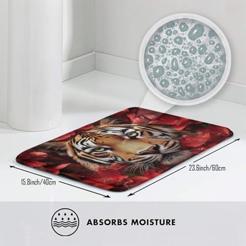 BoomDragon Anti-Slip Memory Foam Bath Mat - 16x24 Inch