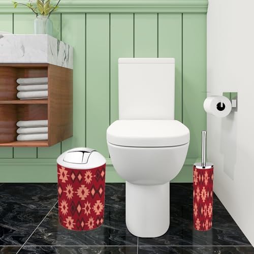 Boho Tribal Bathroom Accessory Set 6 Piece