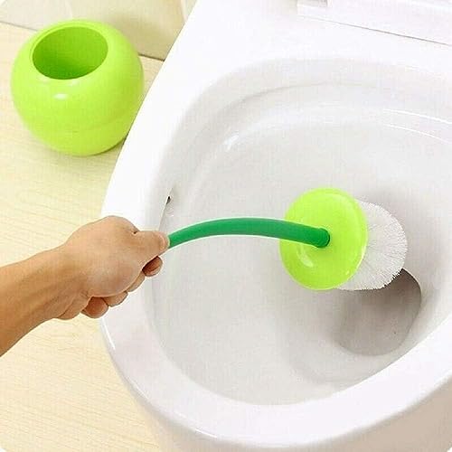 Tvoip Cherry Toilet Brush with Holder Set