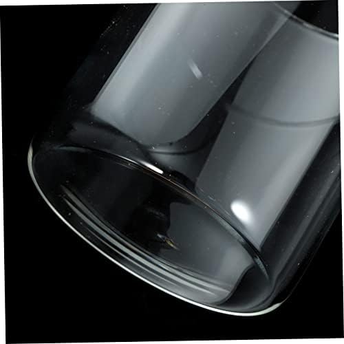 PRETYZOOM Multi-Functional Swab Jar with Lid for Bathroom and Desktop Storage