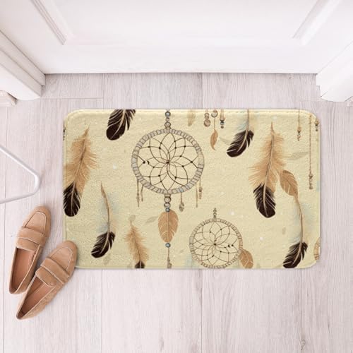 RezsoyeN Dreamcatcher Bathroom Rug 16X24 Non Slip