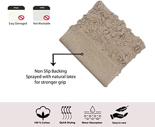 Home Weavers Modesto Bath Rug 100 Cotton