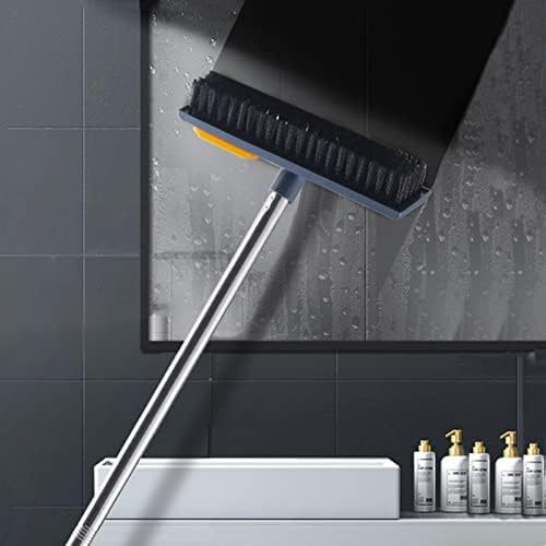 2 in 1 Floor Scrub Brush with Squeegee