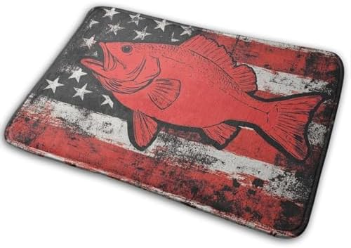 BoomDragon Memory Foam Bath Rug with Non-Slip Base