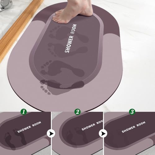 Lovskoo Fast Drying Nonslip Bath Mat