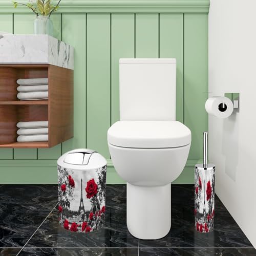 Boho Bathroom Accessory Set 6 Piece Modern