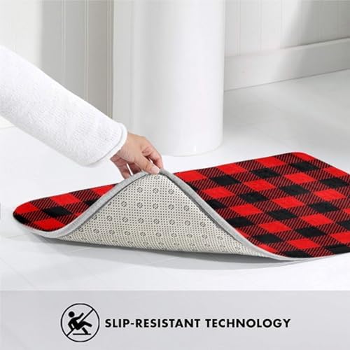 OXJOIIS Bath Mat Rug Non-Slip Quick Dry Absorbent
