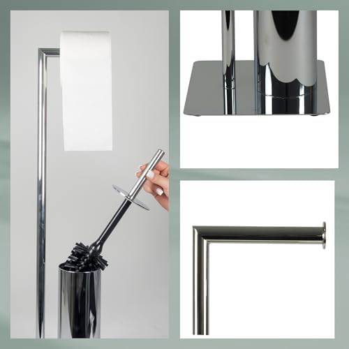 Kela Toilet Brush Set with Tissue Paper Holder and Stand