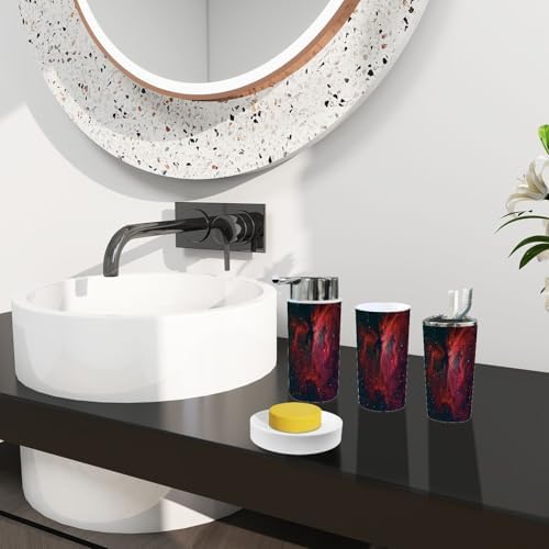 TRANQDEHOM 6 Piece Boho Bathroom Accessories Set