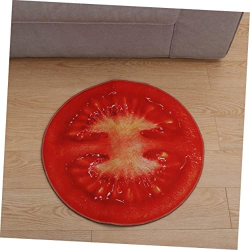 Hoement Round Non-Slip Foot Mat for Bath Living Room