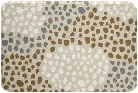 Jejeloiu Polka Dot Bath Rugs 16x24 Modern Art Geometric Design