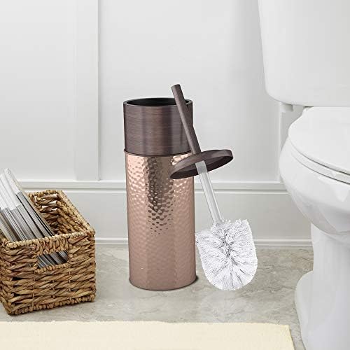 Nu Steel TBH-SS542-17 Round Stainless Steel Toilet Brush Holder
