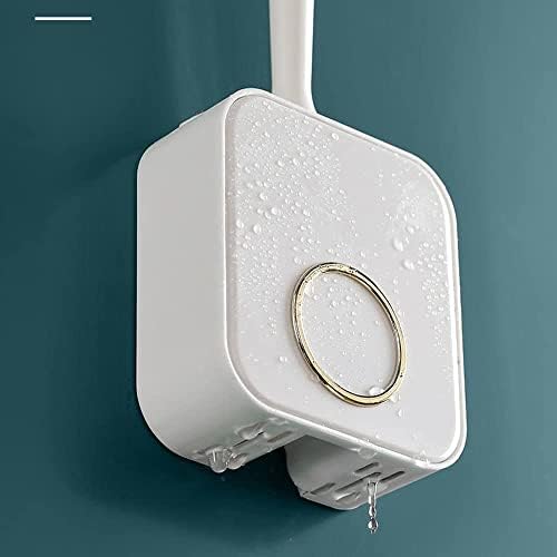 PEKJI Modern Silicone Bristles Toilet Brush with Holder