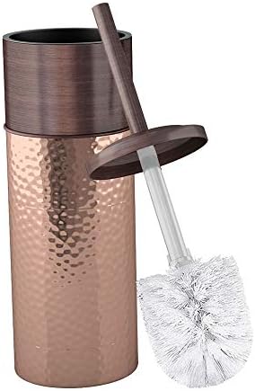 Nu Steel TBH-SS542-17 Round Stainless Steel Toilet Brush Holder