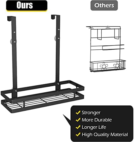 Abizarch Shower Caddy with Hooks and Suction Cups