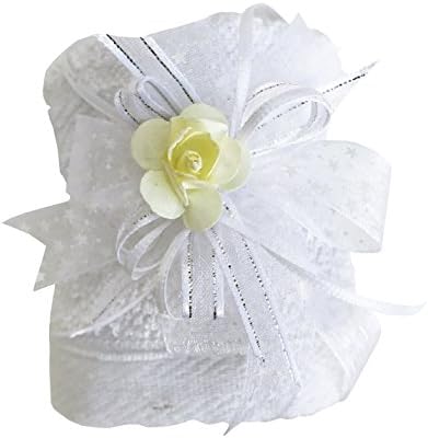 Arcangeles Mexicanos Baptism Candle Set with Wooden Box and Towel