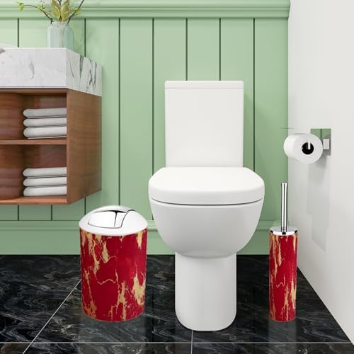 Boho Modern 6 Piece Bathroom Accessory Set