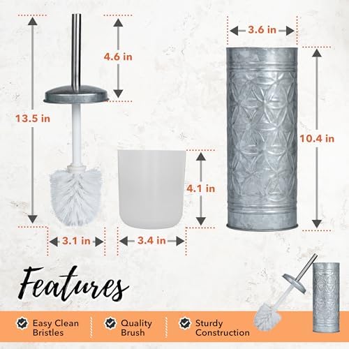 Autumn Alley Rustic Toilet Brush Set with Holder
