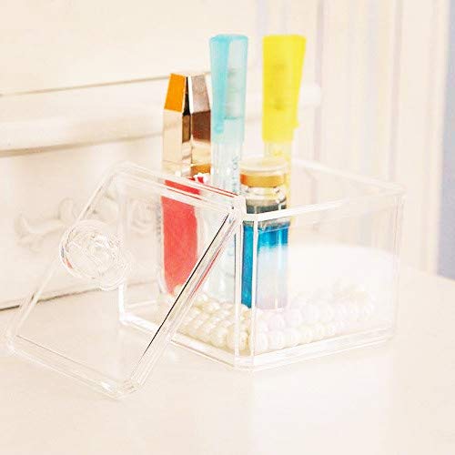 KW Collection Clear Acrylic Swab Holder Organizer