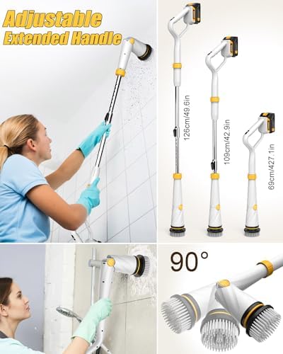 Qimedo Electric Spin Scrubber Q2 Pro with 3 Batteries