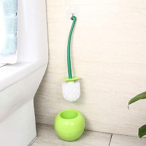 Tvoip Cherry Toilet Brush with Holder Set