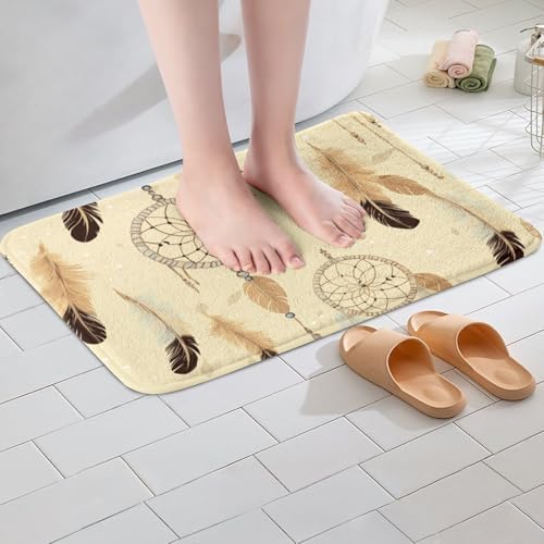 RezsoyeN Dreamcatcher Bathroom Rug 16X24 Non Slip